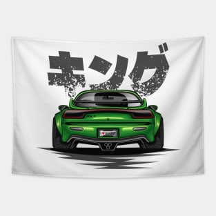 RX7 Wide Body (Light Green) Tapestry