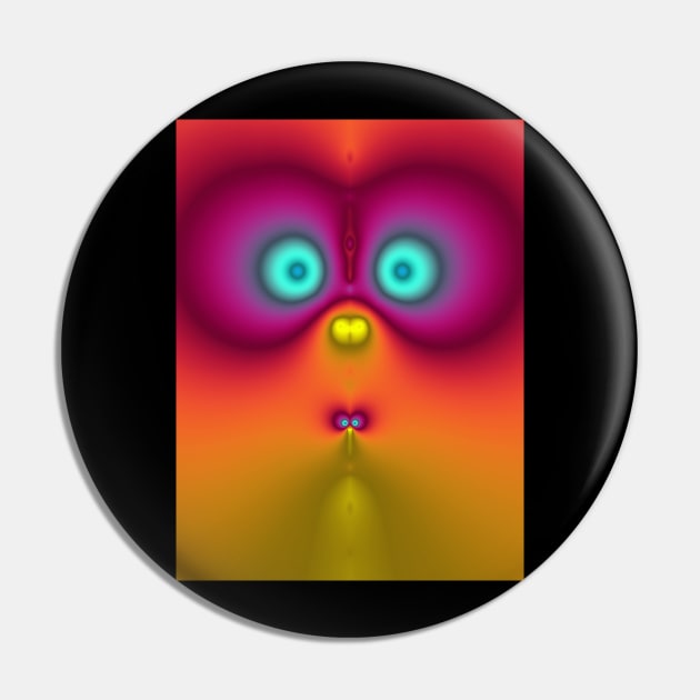 Cute fractal face nine Pin by Coveante