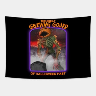 The Great Grieving Gourd of Halloween Past Tapestry