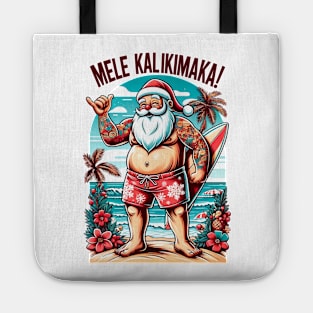 Merry Christmas - hawaiian Tote