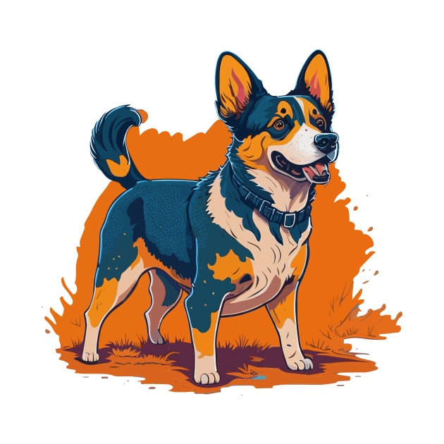 Australian Cattle Dog Portrait by SpriteGuy95