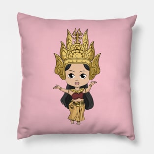 Khmer Cambodian Apsara Dancer Pillow