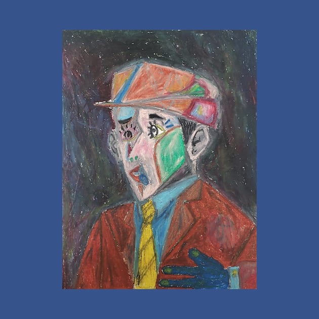 Picasso-esque Man by James by MHS Art