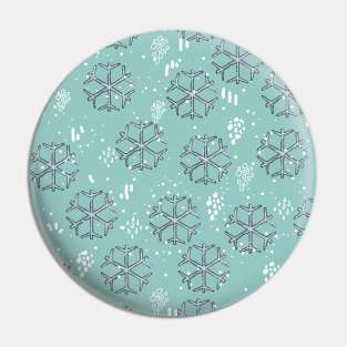 Snowflakes Pin