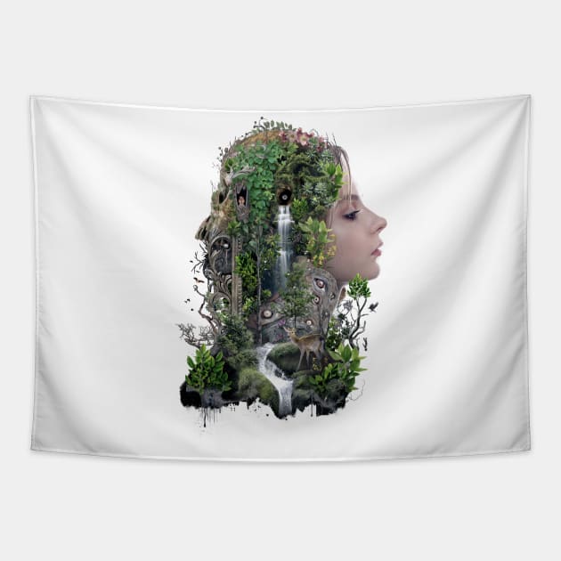 Duality of Nature Tapestry by barrettbiggers