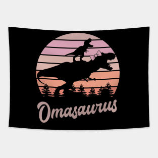 Omasaurus T-Rex Dinosaur Tapestry