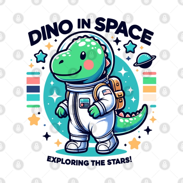 Astro Dino Adventurer: Space Explorer by WEARWORLD