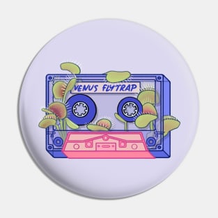 Venus flytrap cassette tape Pin