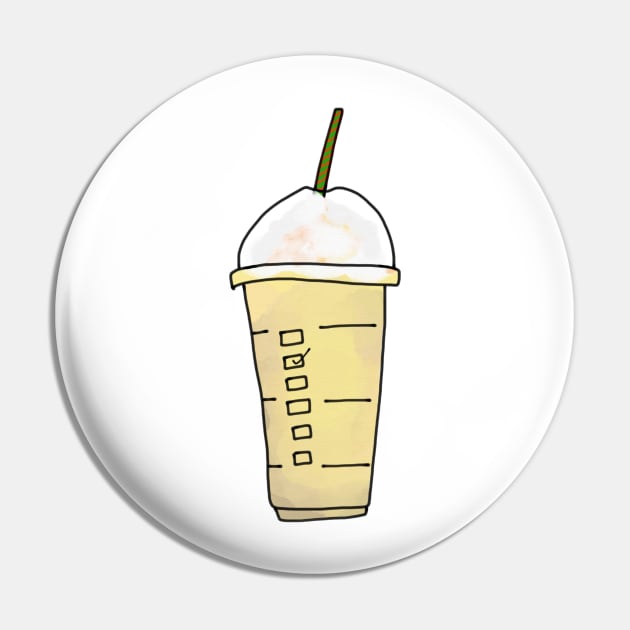 Iced Coffee Blended Drink Frappe Pin by faiiryliite