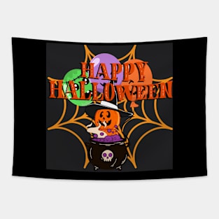 halloween pumpkin Tapestry