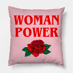 WOMAN POWER // Red Pillow