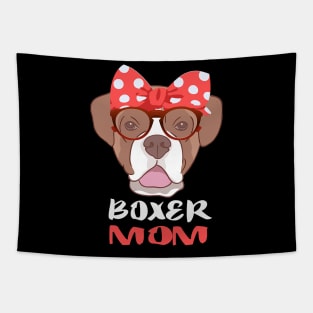 Boxer Dog Mom Tapestry