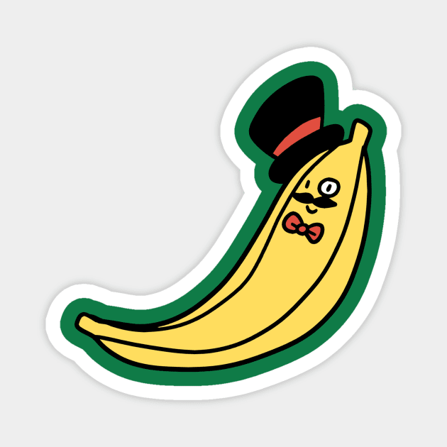 Fancy Banana Magnet by saradaboru