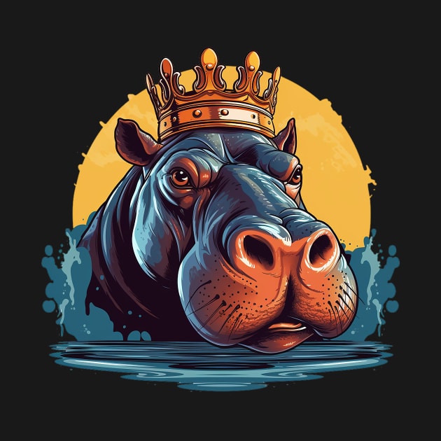 hippo king by piratesnow