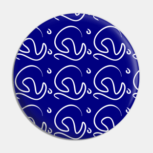 Background illustration blue wave, abctract, decorative design pattern Pin