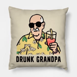 Drunk Grandpa Pillow