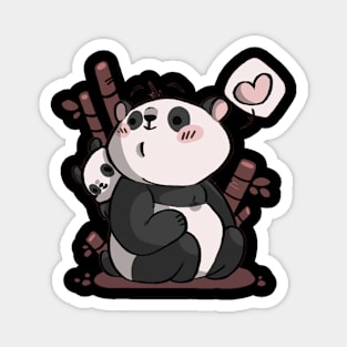 Mom panda Magnet