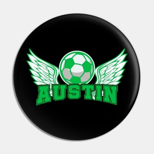 Austin Soccer Pin
