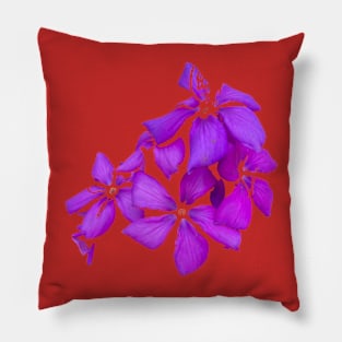 Purple Flower in Florida Pillow