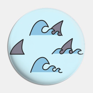 Shark Attack Pin