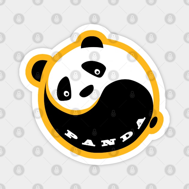 panda ball Magnet by INDONESIA68