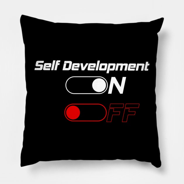 Self development premium Pillow by Hafifit