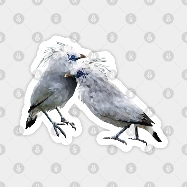 Bali myna Magnet by Renasingsasong