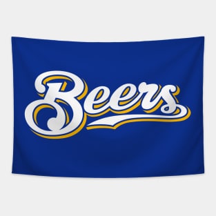 Milwaukee Beers - Royal Blue Tapestry