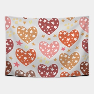 Heart Pattern Tapestry