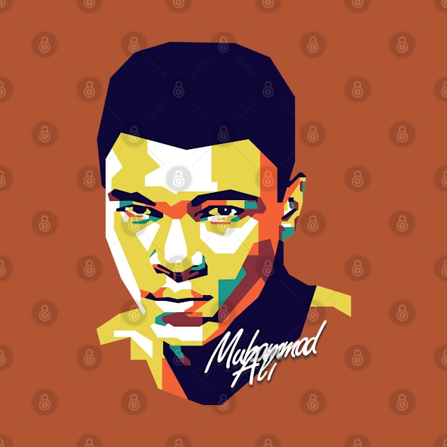 Muhammad Ali on WPAP by pentaShop