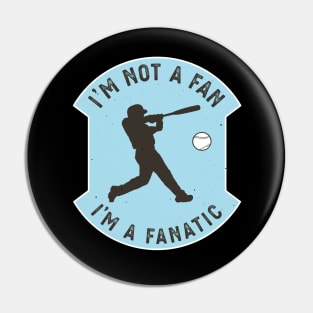 Baseball Fan Vintage Pitcher Sport Lover Pin