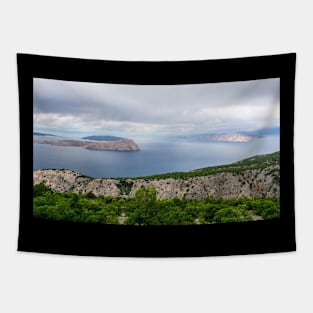 Croatian Coast at Klada Tapestry