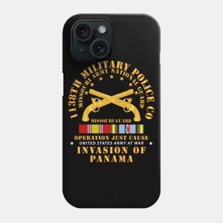 1138th Military Police Co - MONG w Svc Ribbons Phone Case