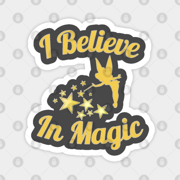 I Believe In Magic Magnet by MPopsMSocks