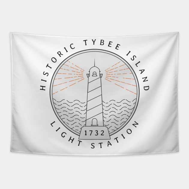 Georgia, Tybee Island Tapestry by LocalZonly