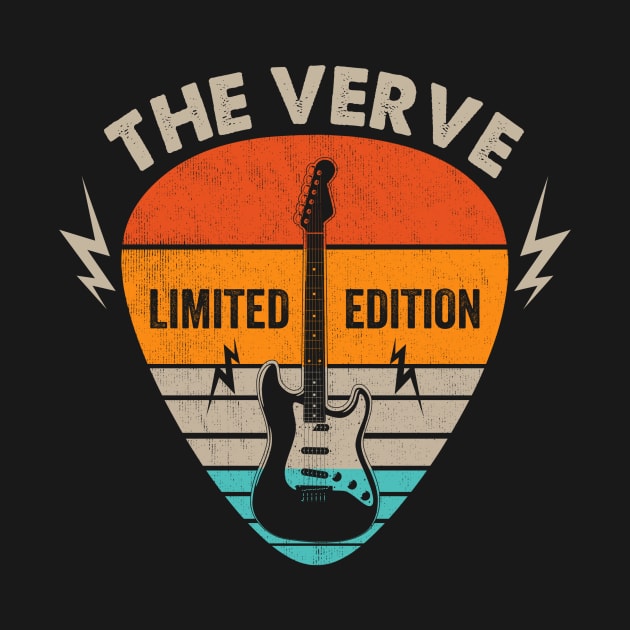 Vintage Verve Name Guitar Pick Limited Edition Birthday by Monster Mask