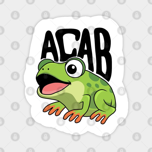 ACAB - Frog Magnet by valentinahramov