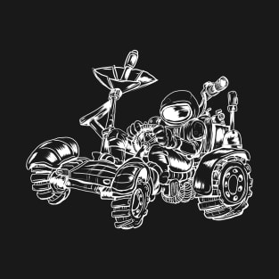 Moon Buggy Cartoon T-Shirt