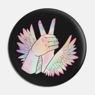 The Angel Movement Colour Pin