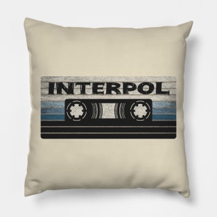 Interpol Mix Tape Pillow