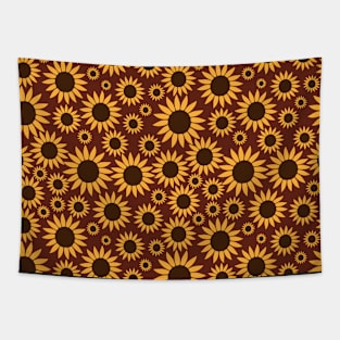 autumn sunflower Tapestry