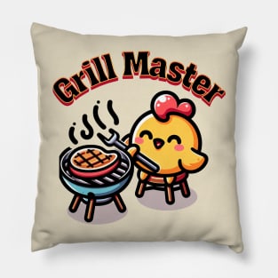 Chicken Grill Master Pillow