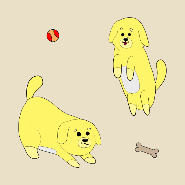 Playful Pups by alisadesigns