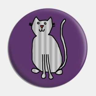 Cat Metal Pin