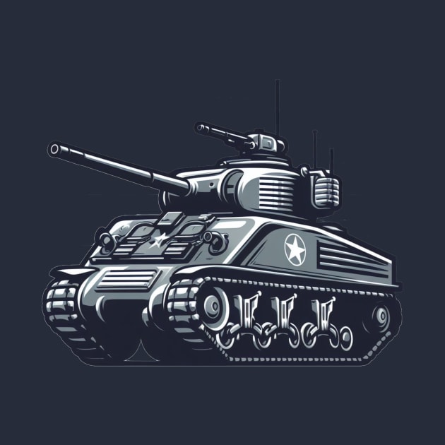 American M4 Sherman Tank: WWII Military Armor by BattlegroundGuide.com