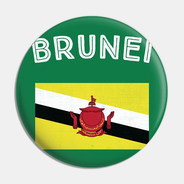 Brunei Flag Pin by phenomad