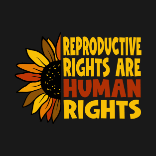 Feminist Reproductive Rights are Human Rights Women's Rights Pro-Choice T-Shirt