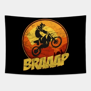 Off Road Motocross Dirt Bike Gift Dirtbike Riders Brap Tapestry