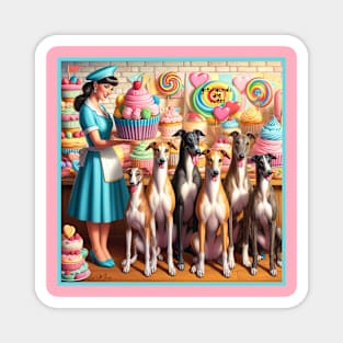 Six Greyhounds, a Cupcake Bakery, and a Retro Girl Magnet