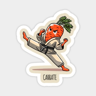 Carrate Karate Carrot Magnet